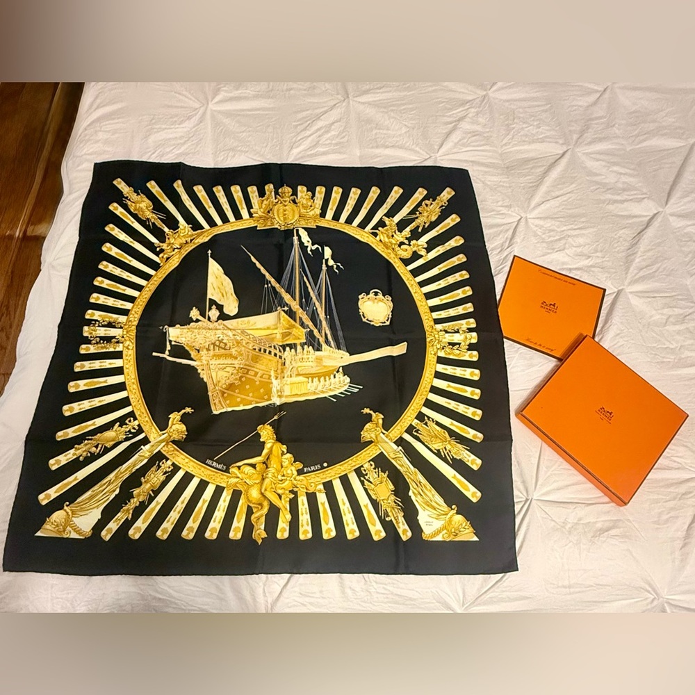 Authentic Hermès Silk Scarf